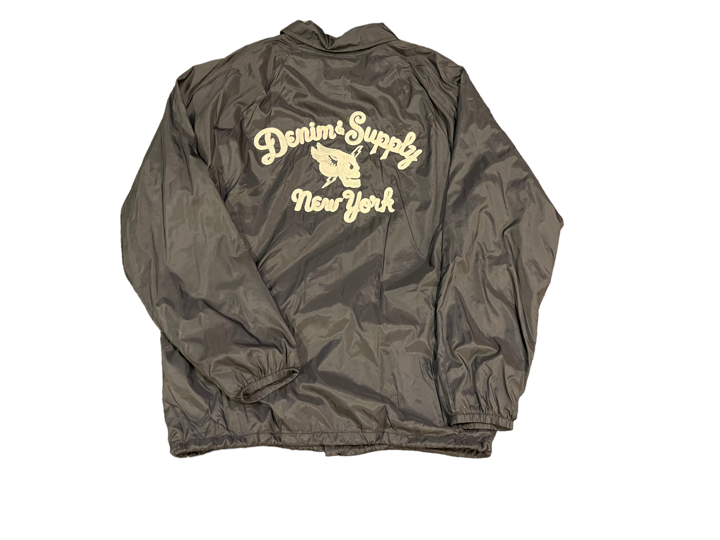 $298 Ralph Lauren Denim Supply Small Band Jacket Military Polo Black Velvet  Coat | eBay